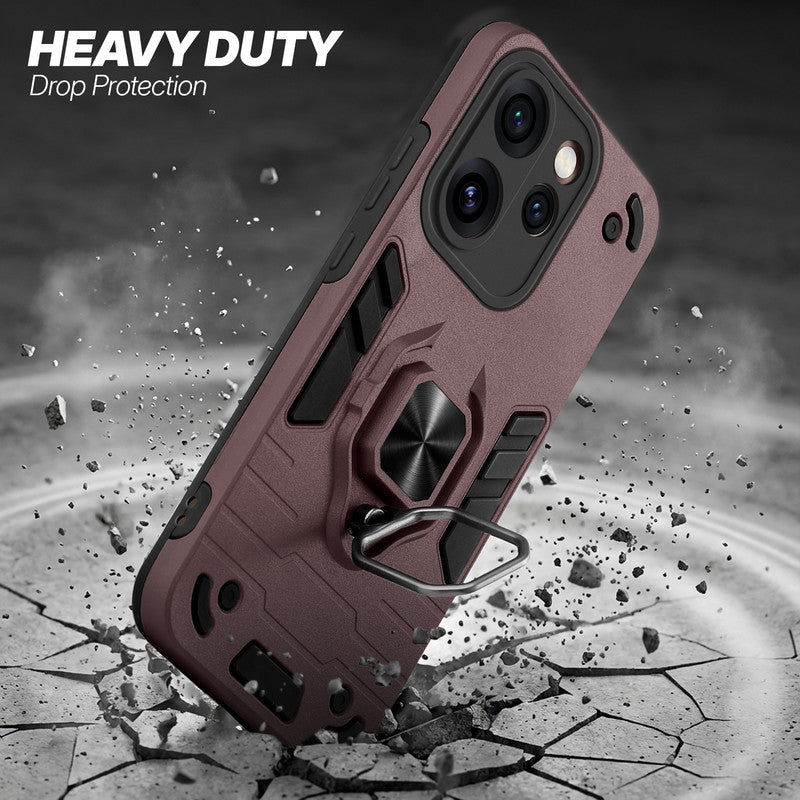 Oppo Reno 15 Pro Mini 5G protective case illustrating impact drop protection with an impact-resistant frame.