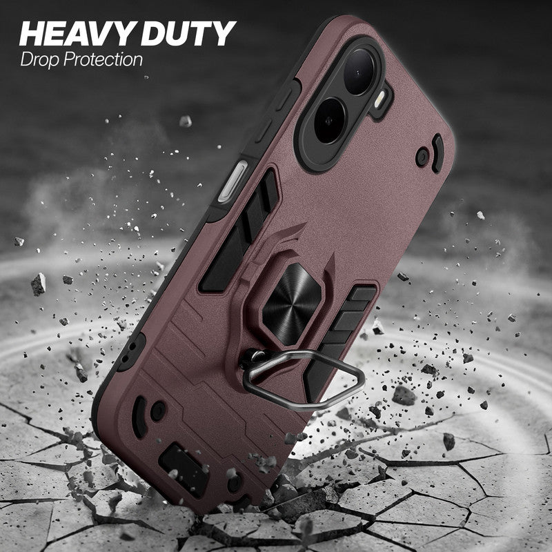 Poco C85x 5G protective case illustrating impact drop protection with an impact-resistant frame.
