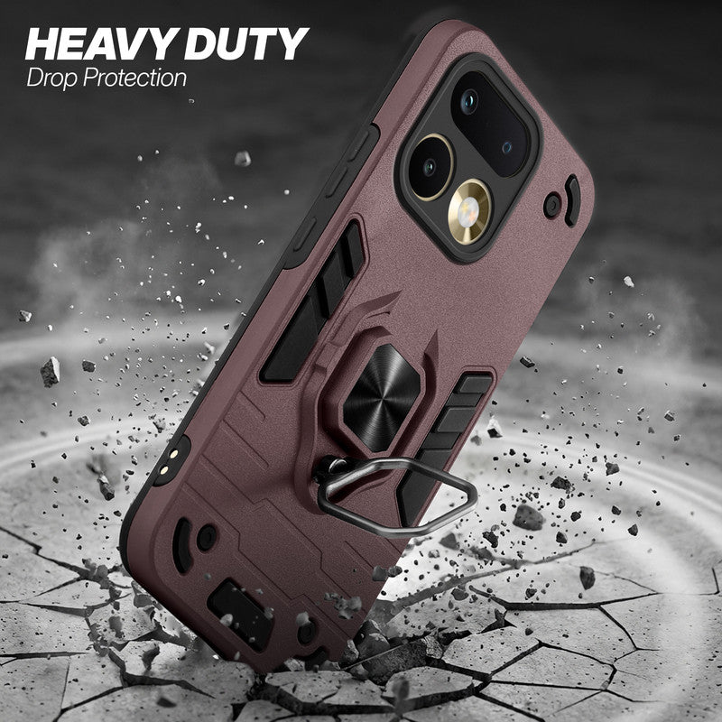 Realme 16 Pro 5G protective case illustrating impact drop protection with an impact-resistant frame.