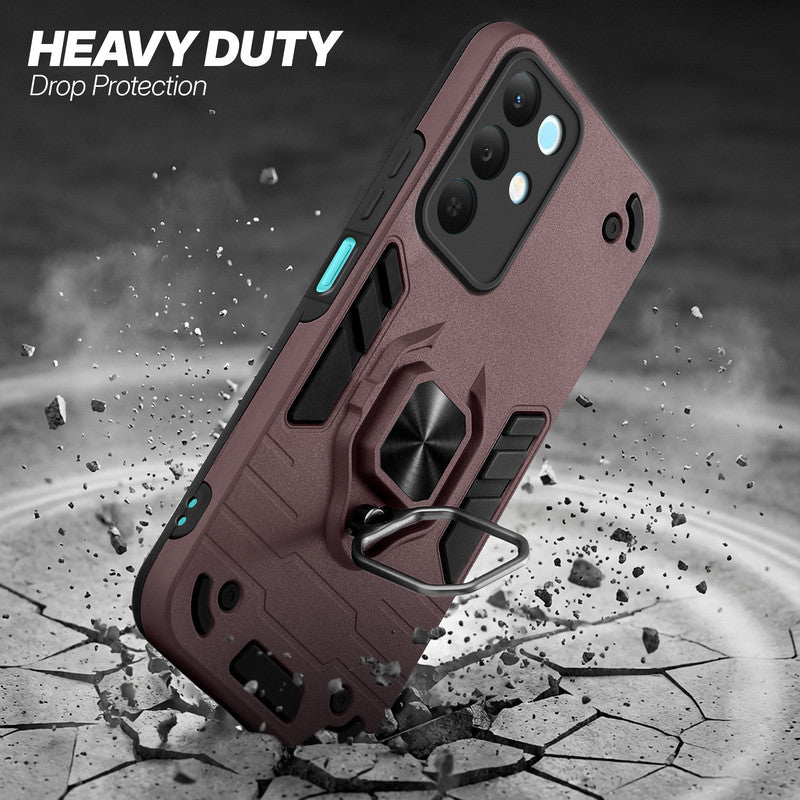 Realme Narzo 90x 5G protective case illustrating impact drop protection with an impact-resistant frame.