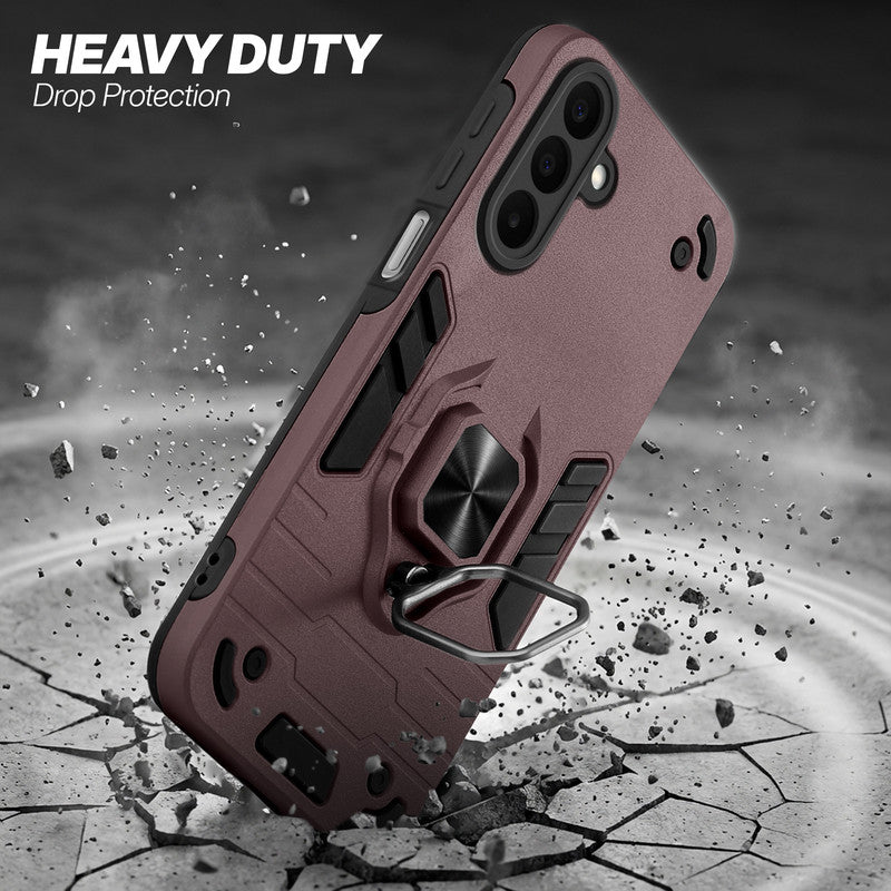 Samsung M47 5G protective case illustrating impact drop protection with an impact-resistant frame.