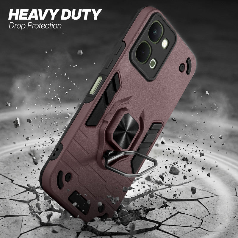 Vivo Y51 Pro 5G protective case illustrating impact drop protection with an impact-resistant frame.