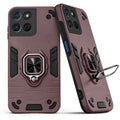 Back view of Motorola G57 Power 5G case highlighting the built-in rotating metal ring holder