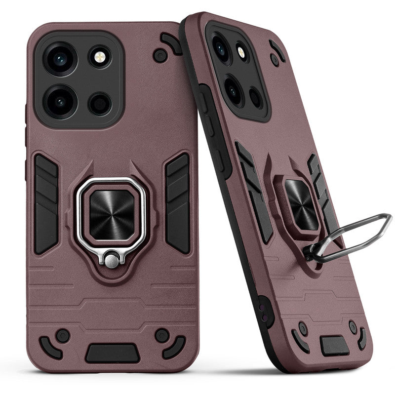 Back view of OnePlus Nord 6 5G case highlighting the built-in rotating metal ring holder