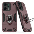 Back view of Oppo Reno 14 5G case highlighting the built-in rotating metal ring holder