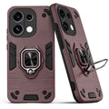 Back view of Oppo Reno 16C 5G case highlighting the built-in rotating metal ring holder