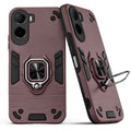 Back view of Poco C85x 5G case highlighting the built-in rotating metal ring holder