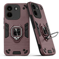Back view of Poco X8 Power 5G case highlighting the built-in rotating metal ring holder