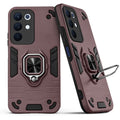 Back view of Realme 15x 5G case highlighting the built-in rotating metal ring holder