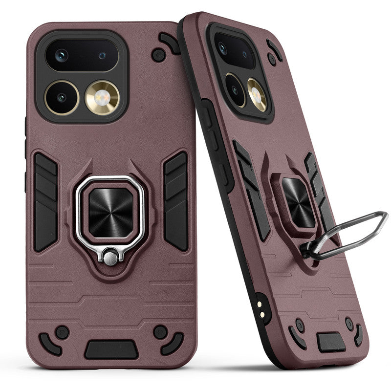 Back view of Realme 16 Pro 5G case highlighting the built-in rotating metal ring holder
