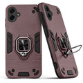 Back view of Samsung M07 case highlighting the built-in rotating metal ring holder