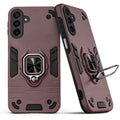 Back view of Samsung M17 5G case highlighting the built-in rotating metal ring holder