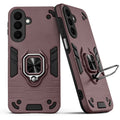 Back view of Samsung M47 5G case highlighting the built-in rotating metal ring holder