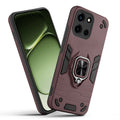 Front and back view of OnePlus Nord 6 5G fitted with a protective case and ring grip