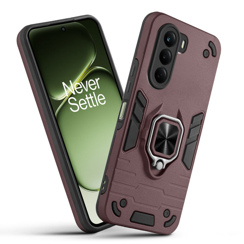 Front and back view of OnePlus Nord CE 6 Lite 5G fitted with a protective case and ring grip