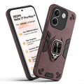 Front and back view of Redmi Note 17 Pro Max 5G fitted with a protective case and ring grip