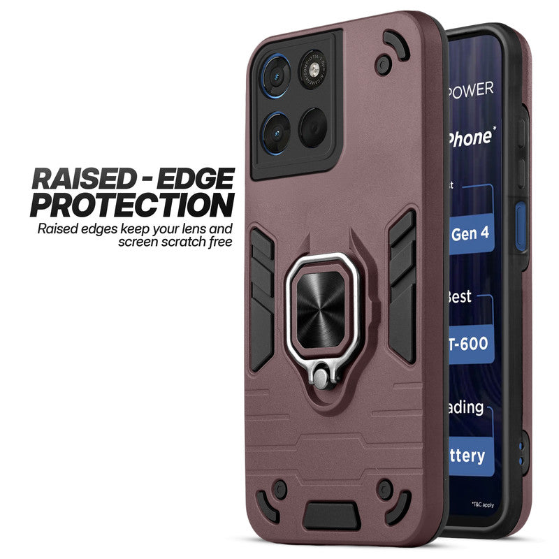 Motorola G57 Power 5G case showing raised edge protection for camera and screen