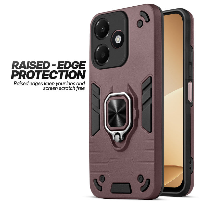 Oppo A6C 4G case showing raised edge protection for camera and screen