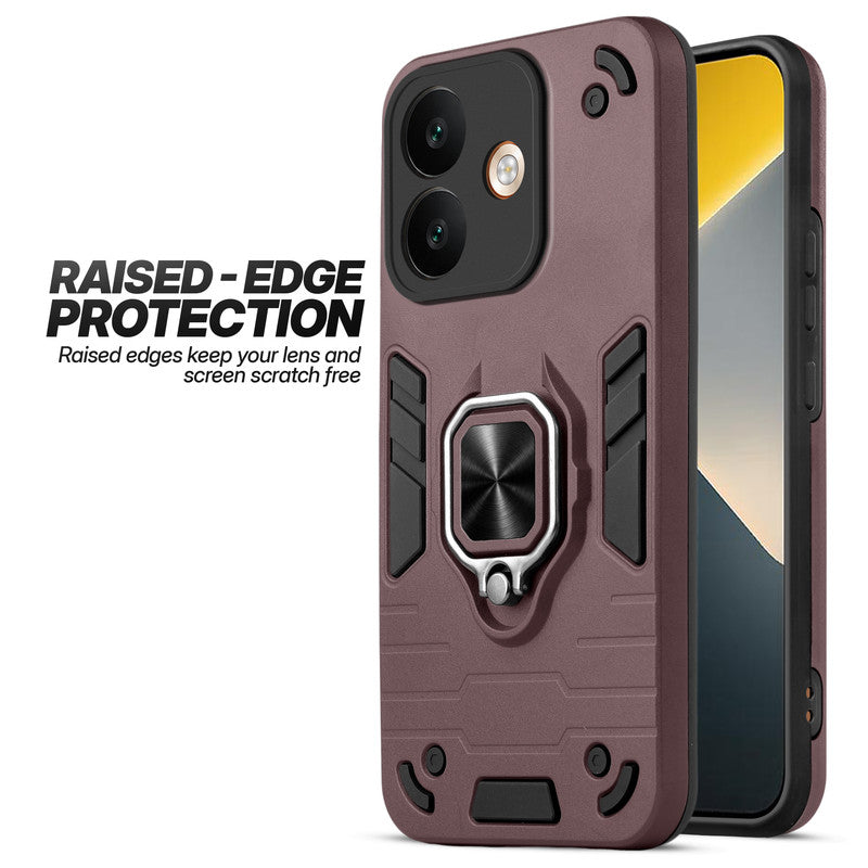 POCO X8 5G case showing raised edge protection for camera and screen