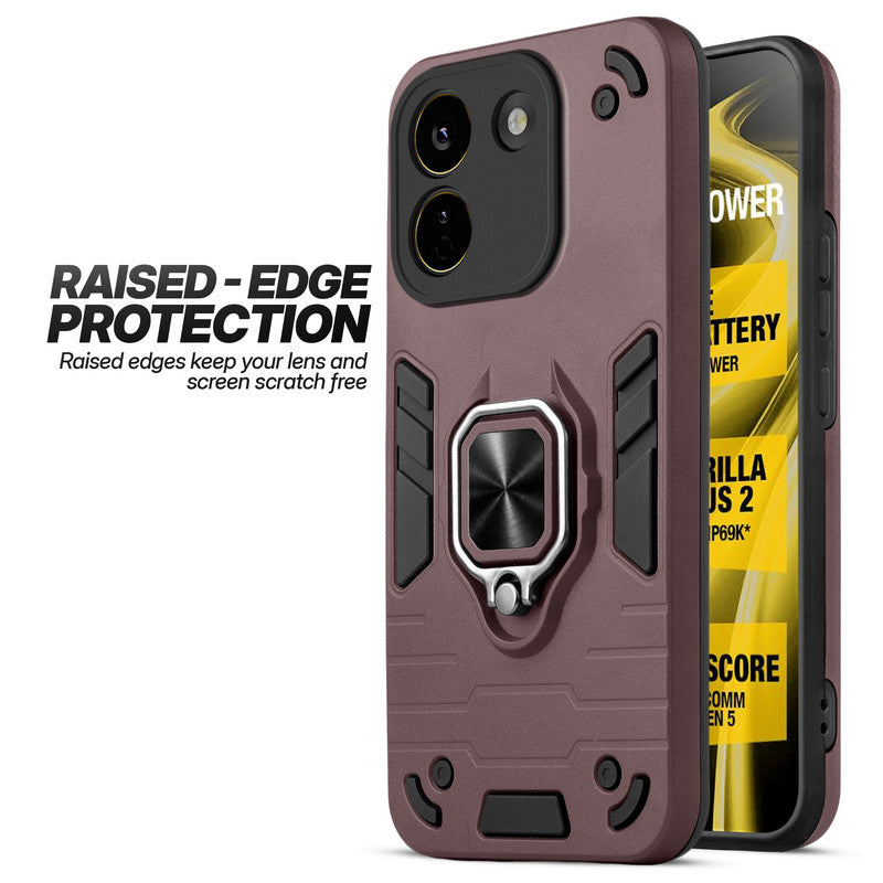 Poco X8 Power 5G case showing raised edge protection for camera and screen