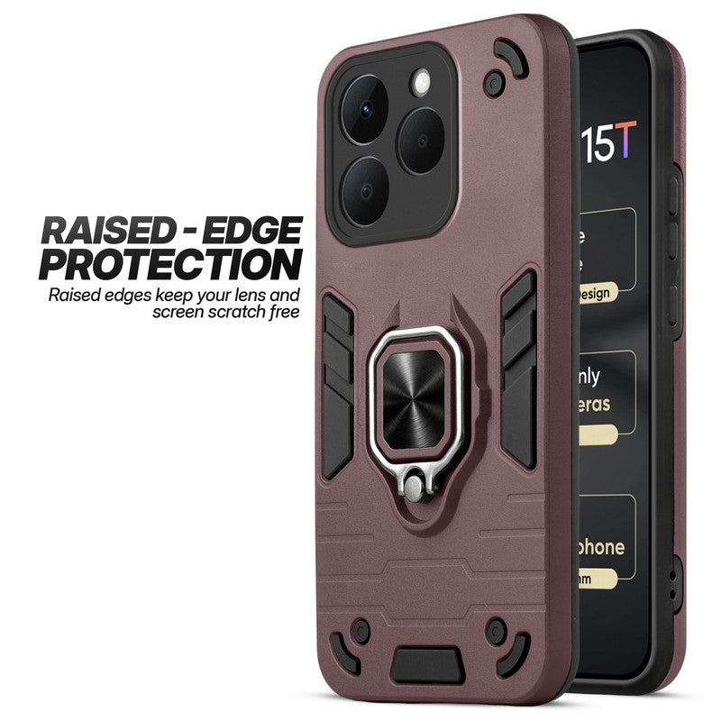 Realme 15T 5G case showing raised edge protection for camera and screen