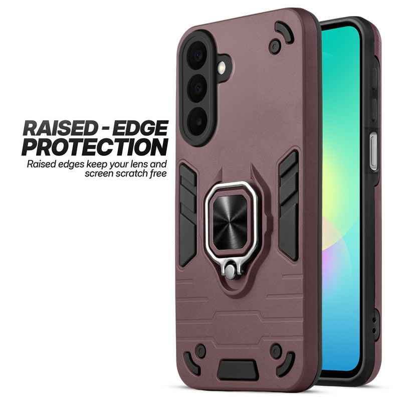 Samsung A27 5G case showing raised edge protection for camera and screen