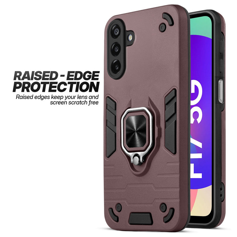 Samsung F17 5G case showing raised edge protection for camera and screen