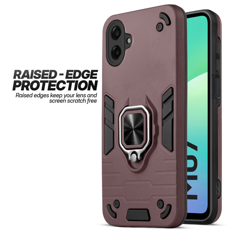 Samsung M07 case showing raised edge protection for camera and screen