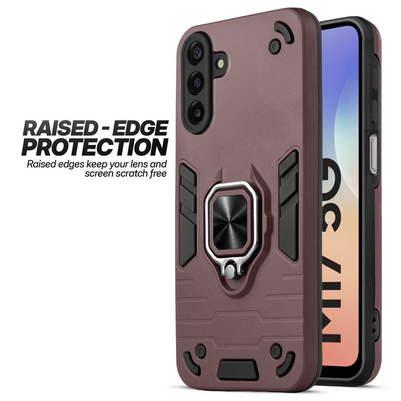 Samsung M17 5G case showing raised edge protection for camera and screen