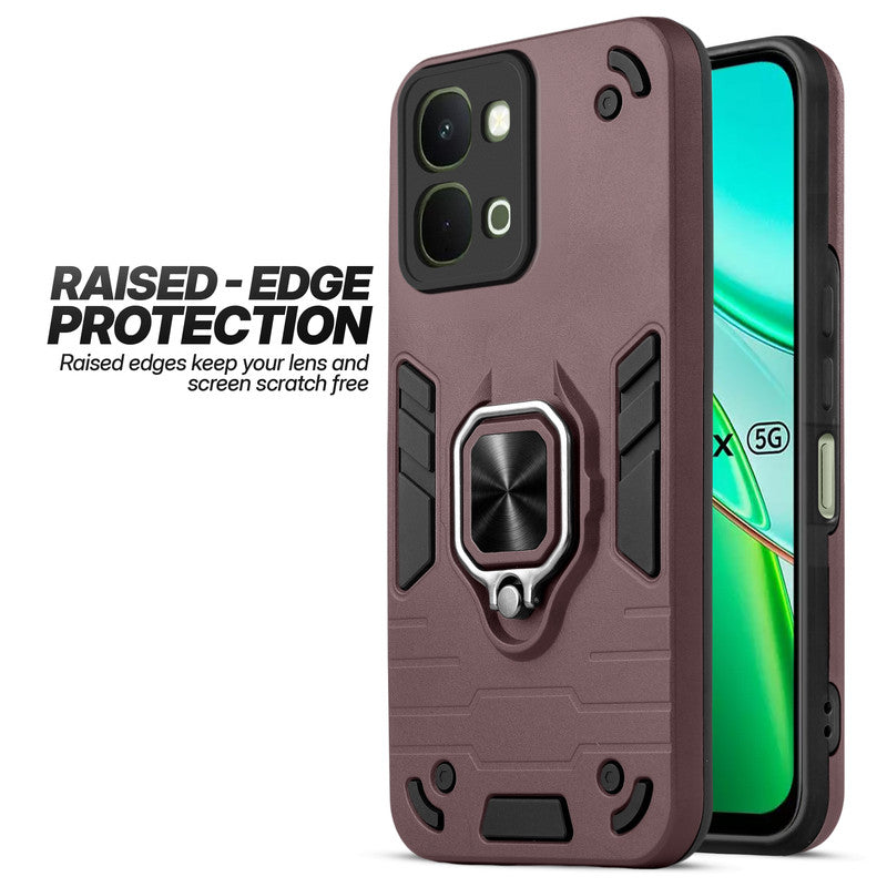 Vivo T5x 5G case showing raised edge protection for camera and screen