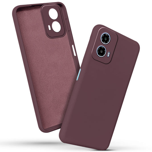 Premium Matte Silicone Back Cover for Motorola G34 5G