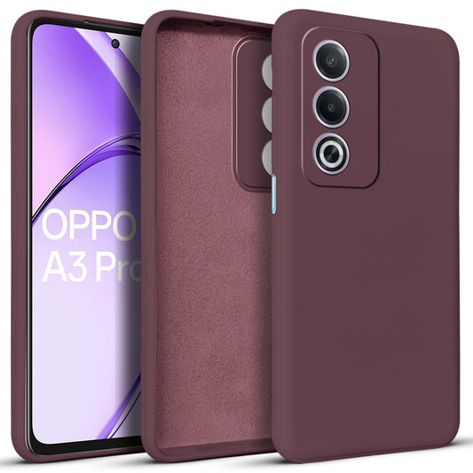 Premium Matte Silicone Back Cover for Oppo A3 Pro 5G