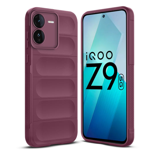 Premium Liquid Silicone Comfort Grip Case for iQOO Z9 5G with Soft Touch Matte TPU