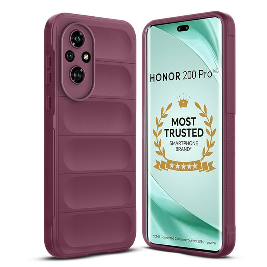 Premium Liquid Silicone Comfort Grip Case for Honor 200 Pro 5G with Soft Touch Matte TPU