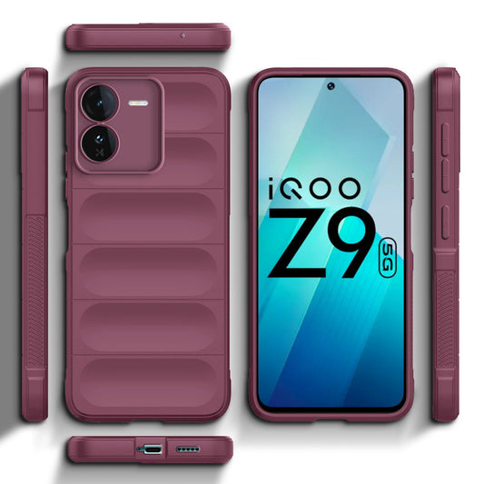 Premium Liquid Silicone Comfort Grip Case for iQOO Z9 5G with Soft Touch Matte TPU