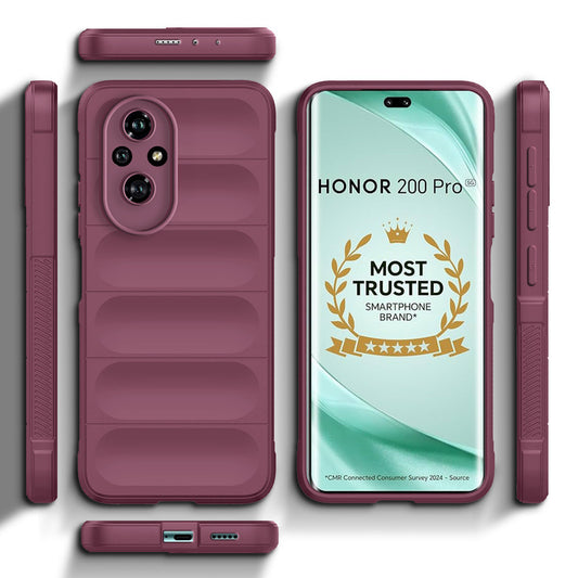 Premium Liquid Silicone Comfort Grip Case for Honor 200 Pro 5G with Soft Touch Matte TPU