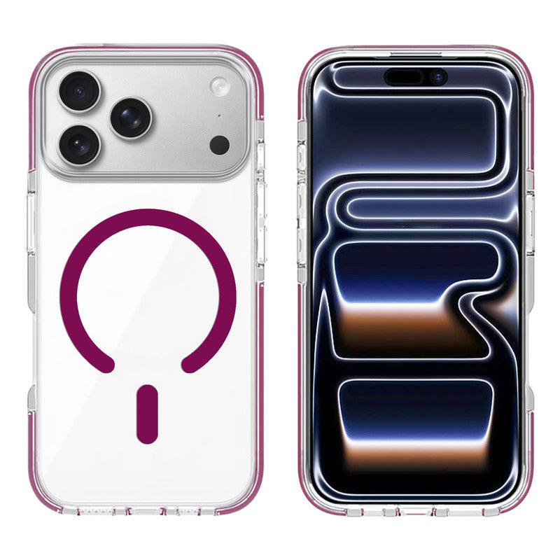 Grip-Line Frame Bumper Case For Apple iPhone 17 Pro Max
