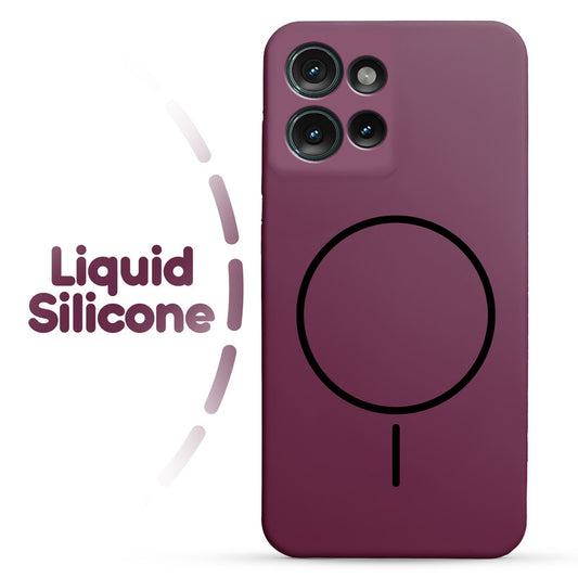 Cloud Feel Silicone Case for Motorola Moto Edge 50 5G – Supports Wireless Charging