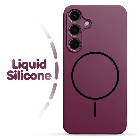 Cloud Feel Silicone Case for Samsung S24 Plus 5G – Supports Wireless Charging