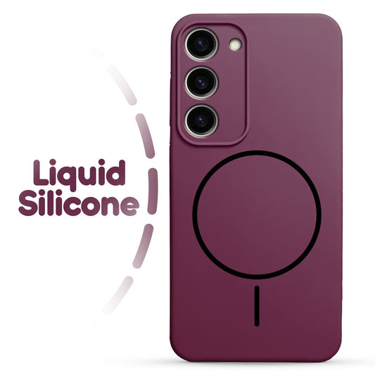 Cloud Feel Silicone Case for Samsung S23 5G – Supports Wireless Charging