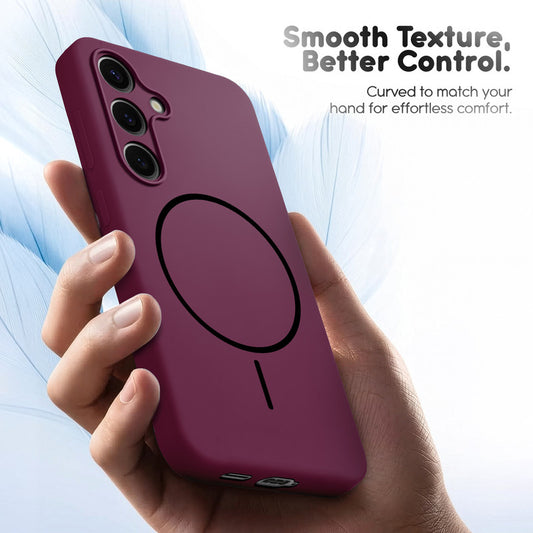 Cloud Feel Silicone Case for Samsung S24 Plus 5G – Supports Wireless Charging
