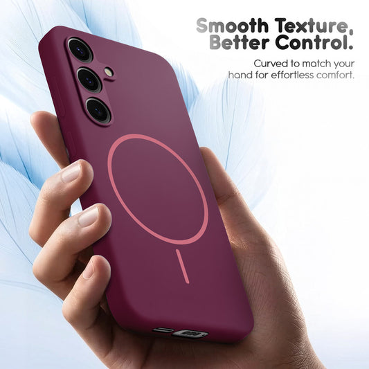 Cloud Feel Silicone Case for Samsung S25 5G – Supports Wireless Charging