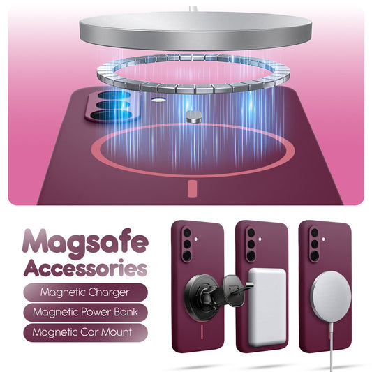 Cloud Feel Silicone Case for Samsung A36 5G – Supports Wireless Charging