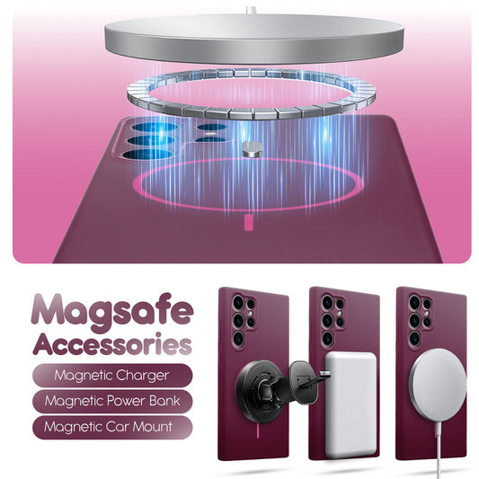 Cloud Feel Silicone Case for Samsung S24 Ultra 5G – Supports Wireless Charging