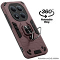 Dual layer shockproof back cover with 360° rotatable ring grip for Redmi Note 15 Pro 5G