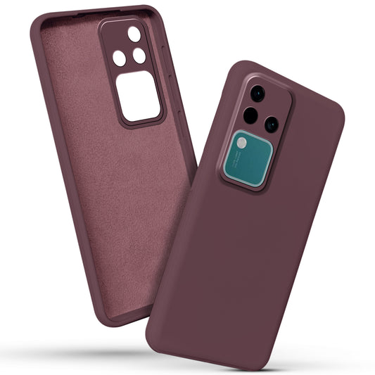 Premium Matte Silicone Back Cover for Vivo V30 5G