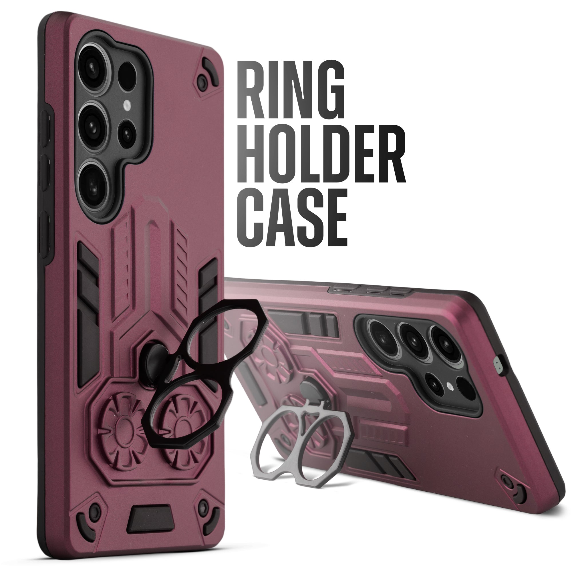 Heavy Duty Shockproof Case with Reinforced Corners for Samsung S23 Ultra 5G , Soft Cushioning & Camera Protection