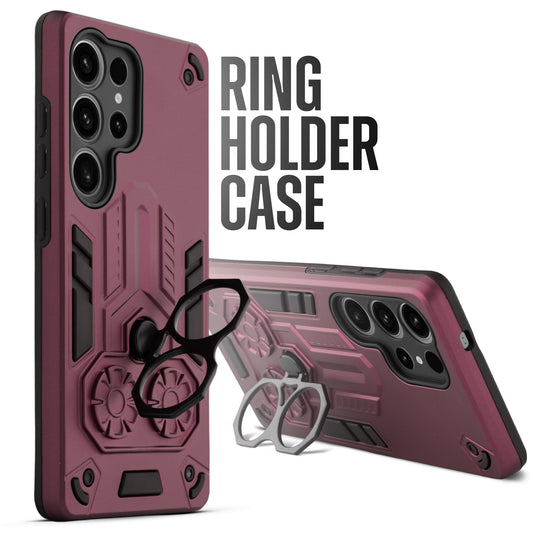 Heavy Duty Shockproof Case with Reinforced Corners for Samsung S23 Ultra 5G , Soft Cushioning & Camera Protection