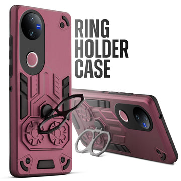 Heavy Duty Shockproof Case with Reinforced Corners for Vivo V50 5G , Soft Cushioning & Camera Protection