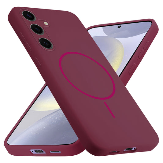 MagSafe Compatible Liquid Silicone Case For Samsung S24 5G